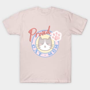 Proud cat mom T-Shirt